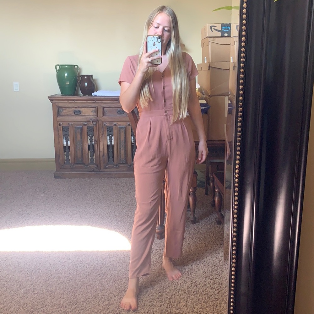 Pink Jumpsuit